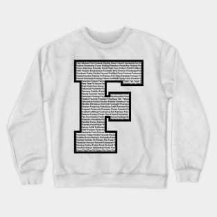 F Black Crewneck Sweatshirt